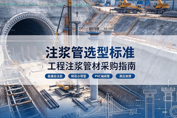 渝中区注浆管选型标准